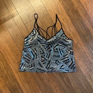 Sparkly crop size small ASTR